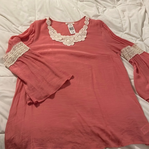 Coral Tunic in Coral 2XL - Picture 3 of 6